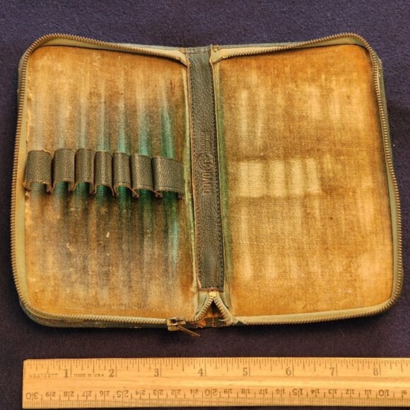 Vintage Dovo Solingen 87 Fritz Bracht Straight Razors - 7 day set in case - Picture 6 of 15